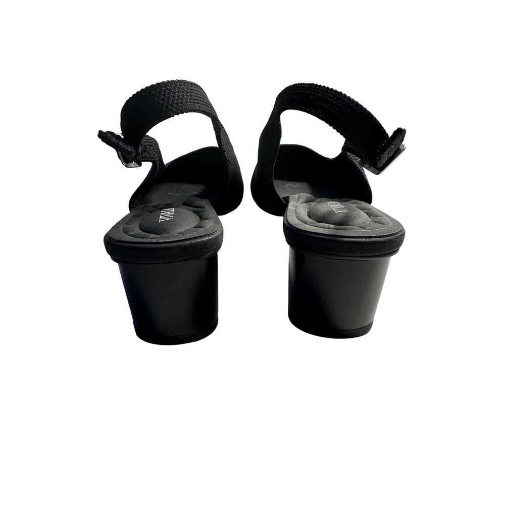 Vivaia Leah Pro Pointed Toe Slingback Sandal Size 41 9.5 Black Knit Arch Support - Picture 7 of 10